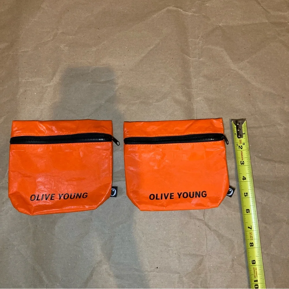 2 x olive young cosmetic bag